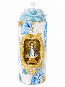 VELA RELIGIOSA NOSSA SENHORA AZUL