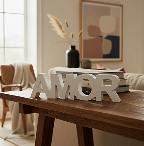 Palavra Decorativa Enfeite Mesa - Presente Decoração