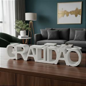 DUPLICADO - Palavra Decorativa Enfeite Mesa - Presente Decoração