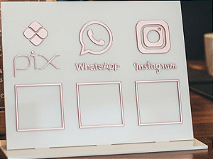 Display QR Code - Expositor De Mesa