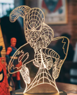 Display Luminária Homem Aranha - LED