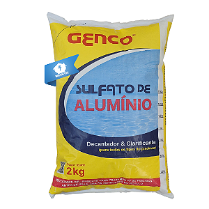Sulfato Alumínio Decantador P/Piscina 2KG Genco