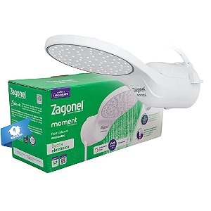 Ducha Moment Eletrônica Branca 127V 5500W Zagonel