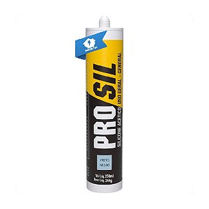 Adesivo Silicone Acético Prosil 244g Preto Soudal