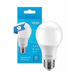 Lâmpada LED Bulbo 09W 6500K E27 Elgin