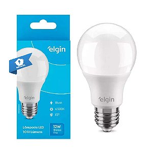 Lâmpada LED Bulbo 12W 6500K Elgin