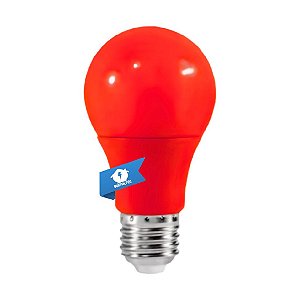 Lâmpada LED Bulbo A60 7W Vermelha Foxlux