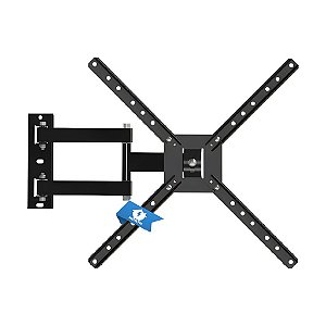 Suporte articulado 4 movimentos para TV 10 a 60p - Brasforma