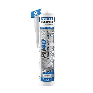 Adesivo Selante PU40-Fix 387g/280ml Cinza Tekbond