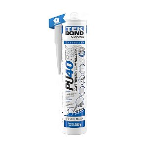 Adesivo Selante PU40-Fix 387g/280ml Branco Tekbond