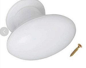 Puxador Village ABS Branco 1 Furo P&J