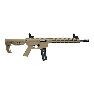 RIFLE CBC 7022 DELTA .22LR - CANO 14,5" - OXIDADO - CORONHA TAN