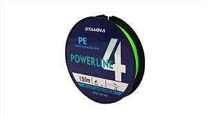 Linha Multifilamento Powerline  0.23mm Verde 4x  (150mts)