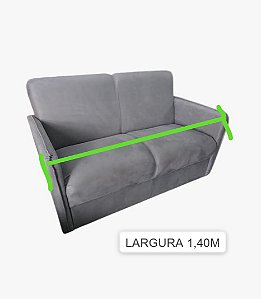 Sofá 2 Lugares Novo