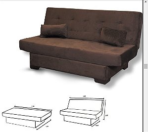 Sofá Cama Reclinável Novo