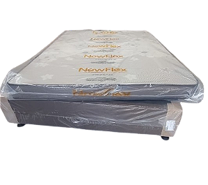 Colchão Densidade 20+ Base Box Casal Novo