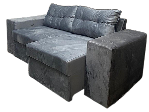 Sofá Retrátil 2 Lugares, Novo