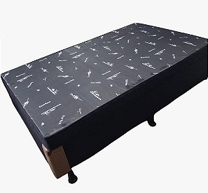 Cama Box Viúva , Base Box + Colchão, Novo 128x188mm