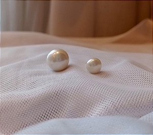 Brinco Dueto Perolas Pequenas Banhado Ouro 18k Antialergico