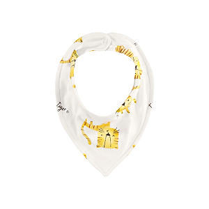 Babador Bandana em Suedine Tiger