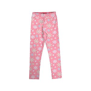 Legging Estampada Cotton Rosa