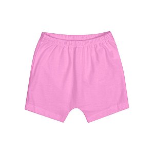 Bermuda Meia Malha Rosa Aurora