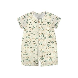 Banho de Sol Unissex Estampado Meia Malha Off White