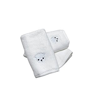 Kit Babita Power Sec com 3 babadores Ovelha Branco