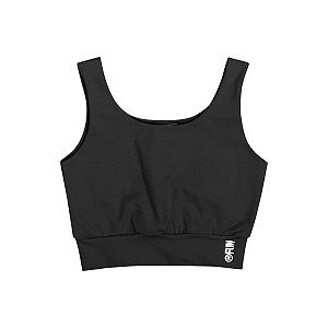 Top Fitness Poliamida Preto