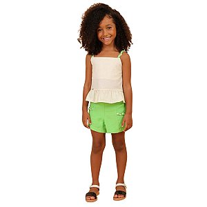 Conjunto Bamboo Blusa e Shorts Verde
