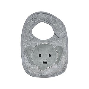 Babador Power Sec Animado Elefante Cinza