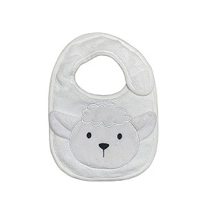 Babador Power Sec Animado Ovelha Branca