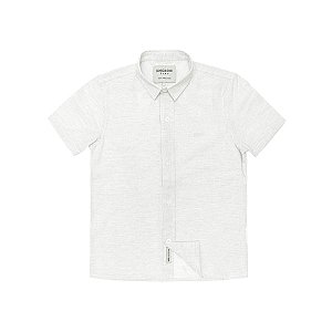 Camisa Casual Manga Curta Off White