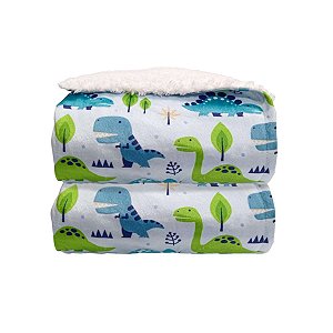 Cobertor Sherpan Printed Dino
