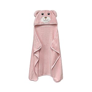 Toalha Power Sec Animada Cachorro Rosa