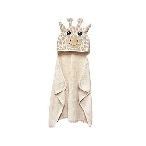 Toalha Power Sec Animada Girafa Bege