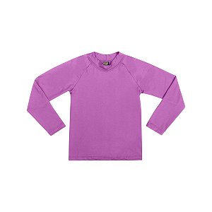 Camiseta Unissex Malha Proteção UV Roxo