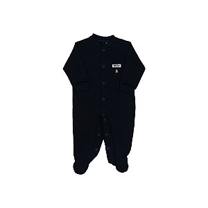 Macacão Pingente Ursinho Azul Marinho