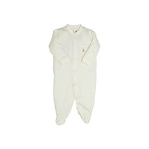 Macacão Pingente Ursinho Off White