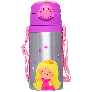 Garrafinha de Aluminio Aventuras Princesa