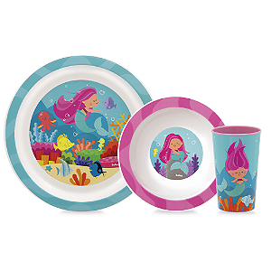 Kit Refeição Aventuras Sereia