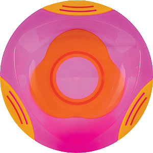 Pratinho Fun com Ventosa Rosa