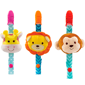 Prendedor de Chupeta Animal Fun Sortido