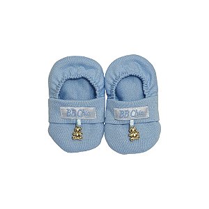 Pantufa Pingente Ursinho Azul Bebê