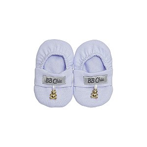 Pantufa Pingente Ursinho Branco