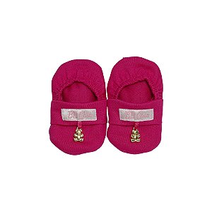 Pantufa Pingente Ursinho Pink