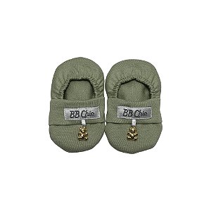 Pantufa Pingente Ursinho Verde