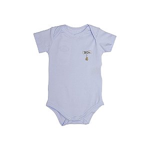 Body Pingente Ursinho Manga Curta Branco