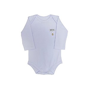 Body Pingente Ursinho Manga Longa Branco