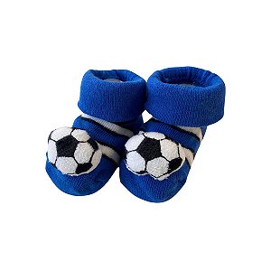 Meia Sapatinho Antiderrapante com Bola de Futebol